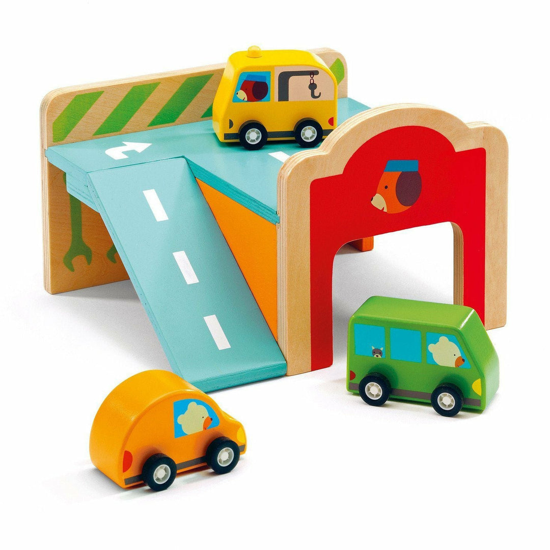 Djeco Early Learning Mini Garage Puzzles & Mazes Djeco   