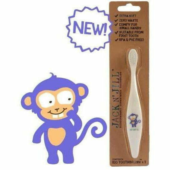 Jack N' Jill Bio Toothbrush - Monkey Natural Toiletries Jack N' Jill