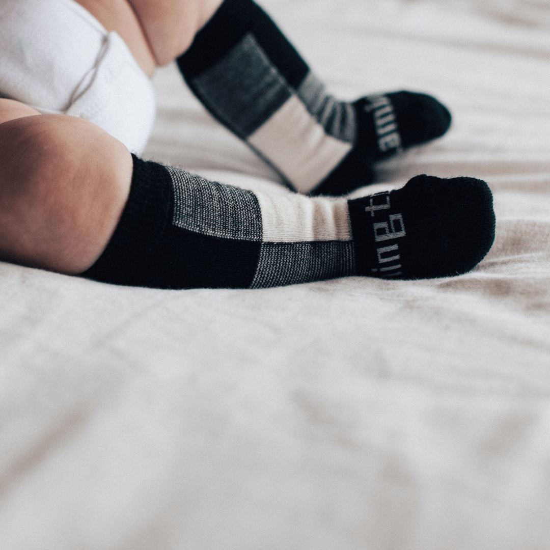 Baby black knee high socks deals