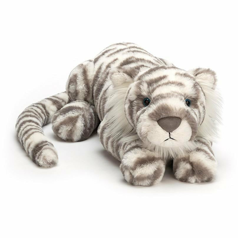 Jellycat Sacha Snow Tiger - Medium Tigers Jellycat   