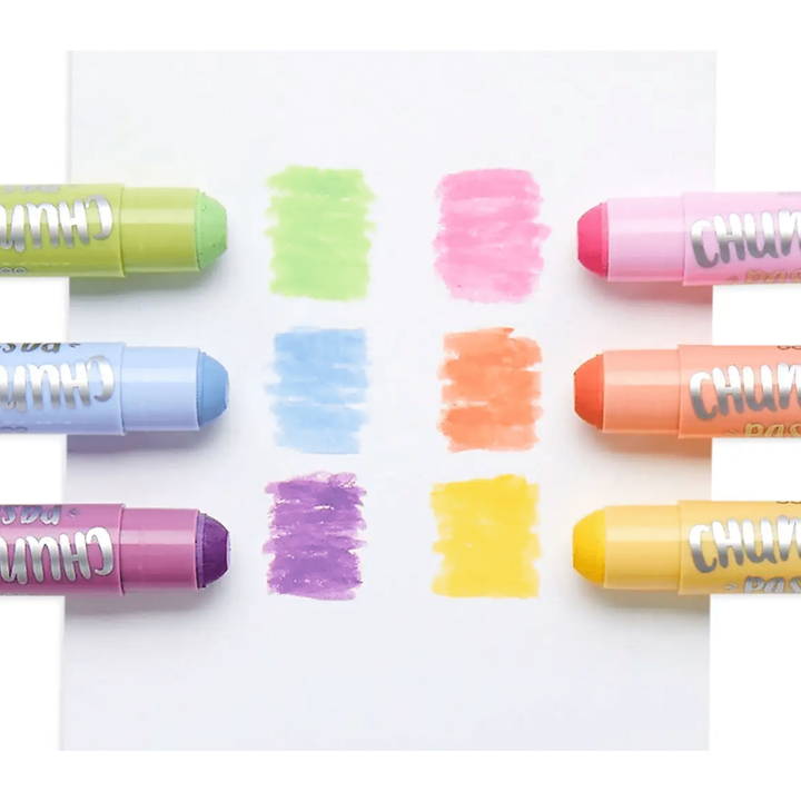 Ooly Chunkies Paint Sticks- Pastel Pack: Set of 6 Paint Ooly   