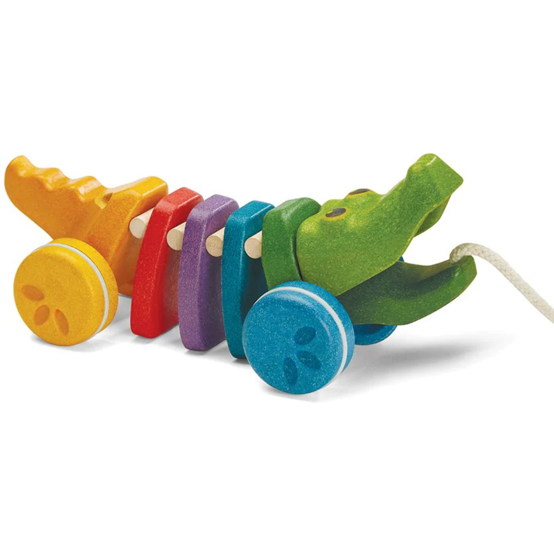 Plan Toys Rainbow Alligator Baby Toys Plan Toys   
