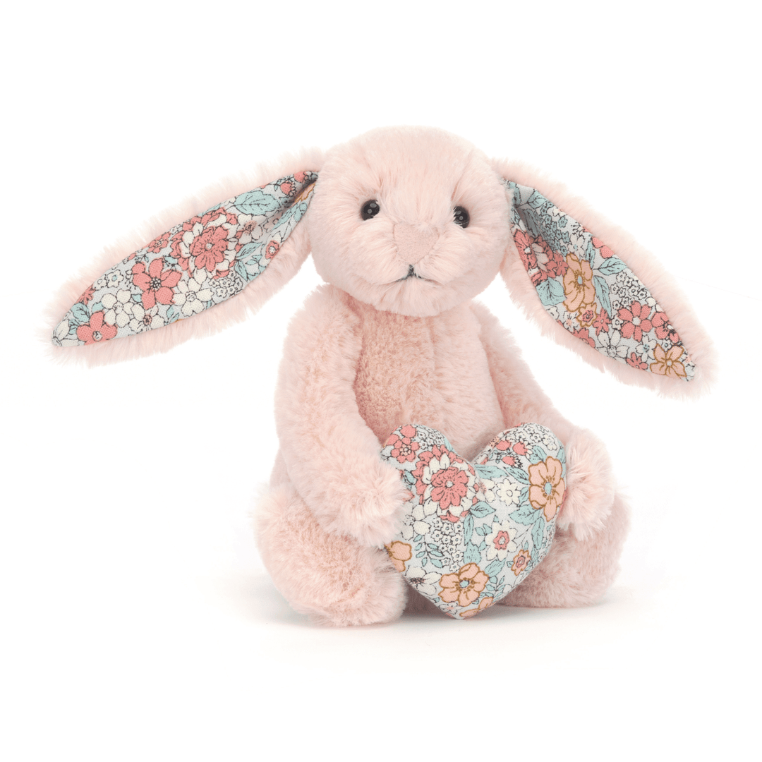Jellycat Blossom Heart Bunny Blush Bunnies Jellycat