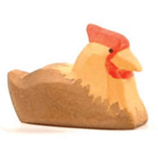 Ostheimer Brown Hen On Nest Wooden Toys Ostheimer