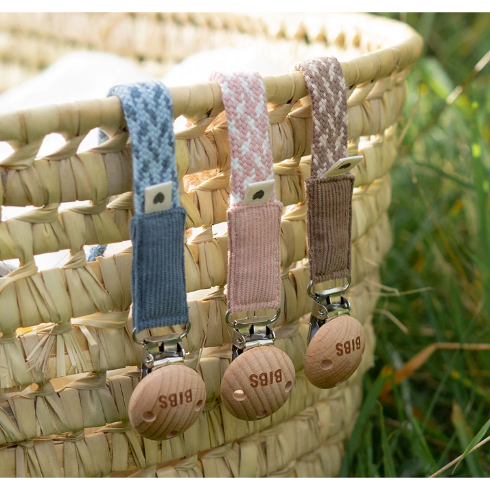 BIBS Braid Pacifier Clip Pacifier Clips & Holders BIBS USA