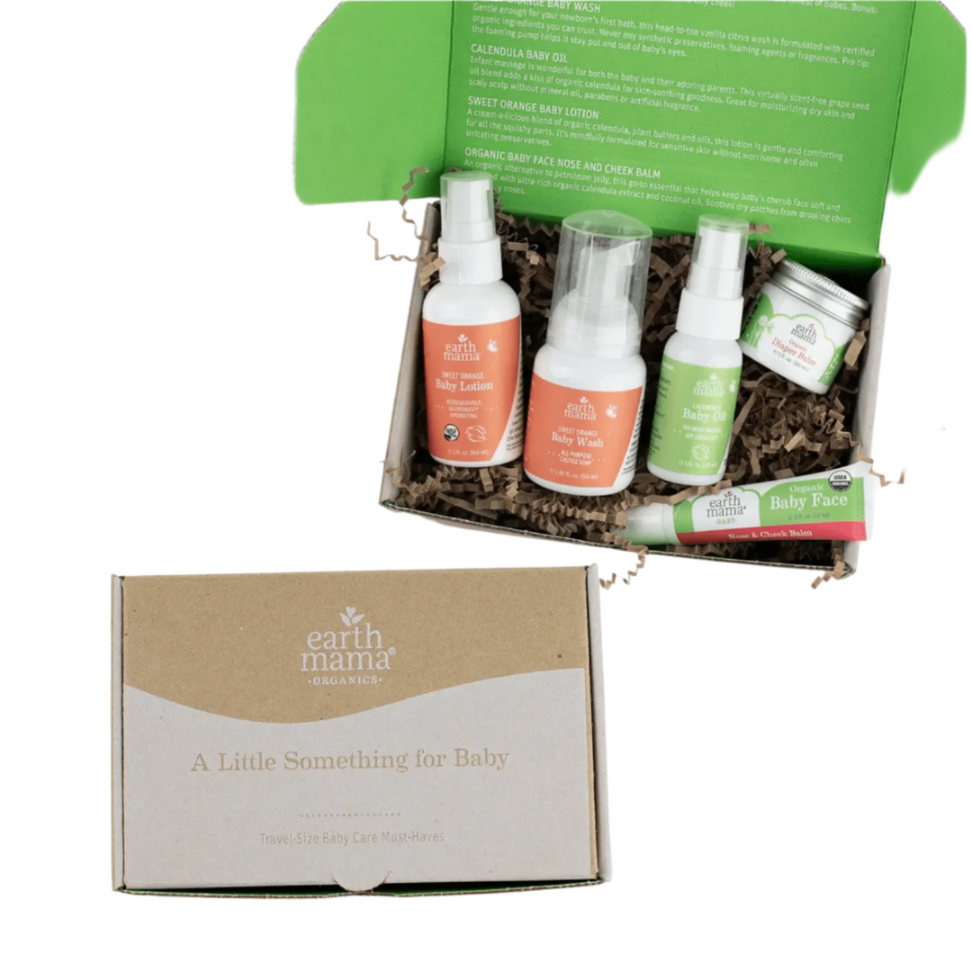 Earth Mama Organics - A Little Something For Baby Gift Set Natural Toiletries Earth Mama Organics
