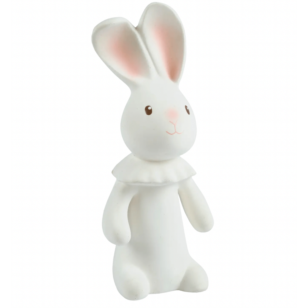 Tikiri Havah the Bunny-All Rubber Squeaker Toy Pacifiers and Teething Tikiri