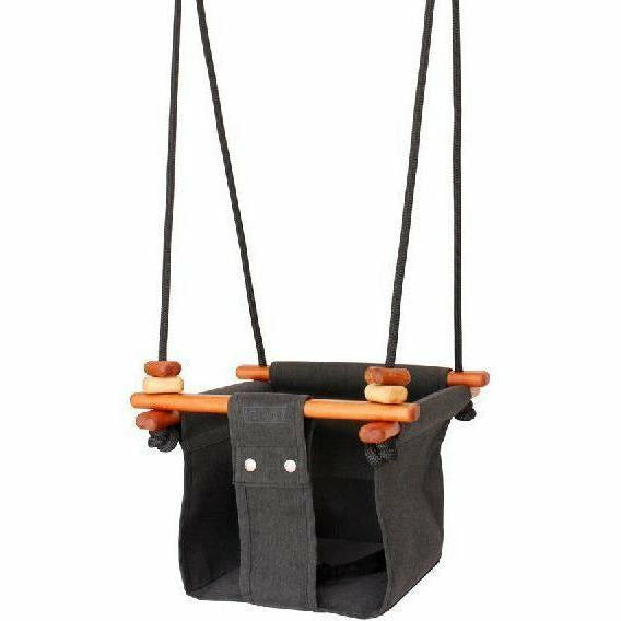 Solvej Indoor/Outdoor Toddler Swing - Slate Grey Swing Solvej   