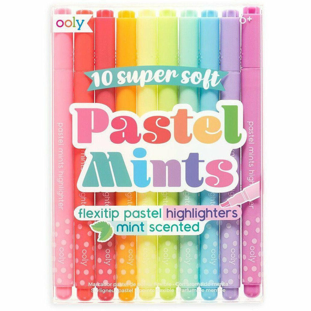 Ooly Pastel Mints Scented Flexitip Highlighters Markers Ooly   