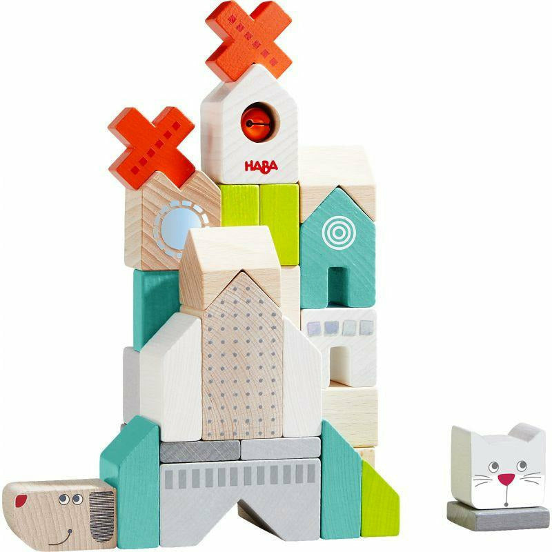 Haba Building Blocks Dog and Cat Puzzles & Mazes Haba   