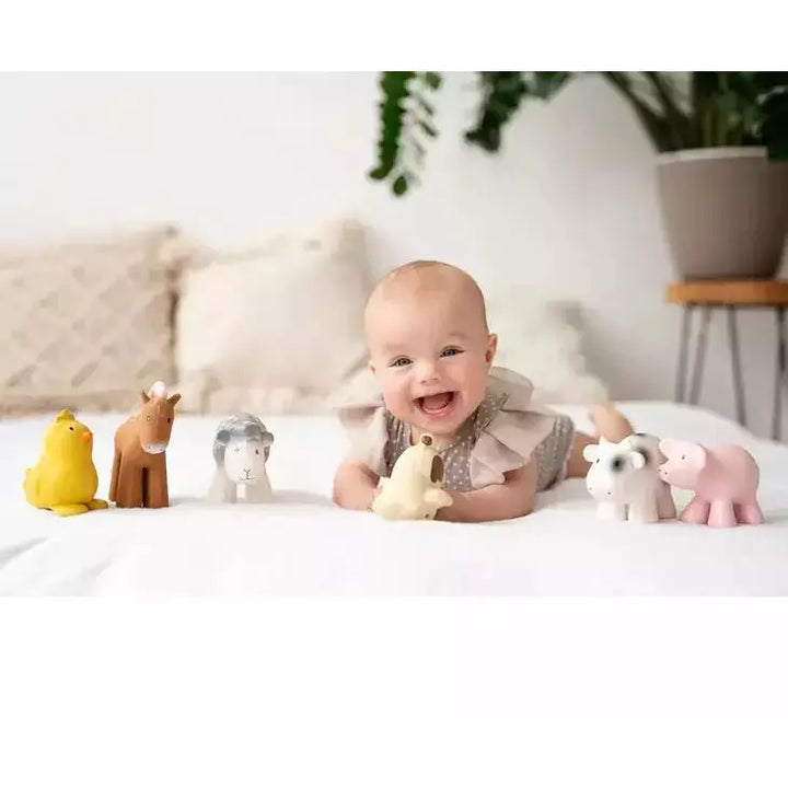 Tikiri Cow Teether, Rattle & Bath Toy Pacifiers and Teething Tikiri