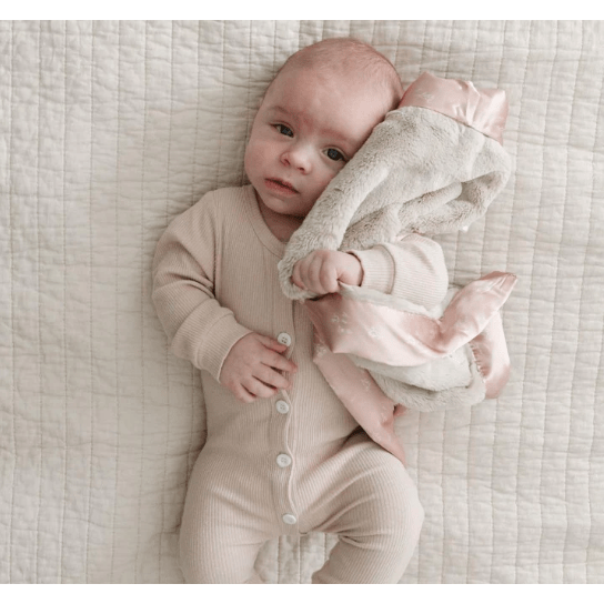 Saranoni Satin Border Mini Blankets Swaddles & Blankets Saranoni Dainty Floral