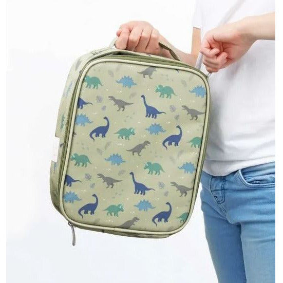 A Little Lovely- Cool Bag- Dinosaurs Lunch box A Little Lovely Company   