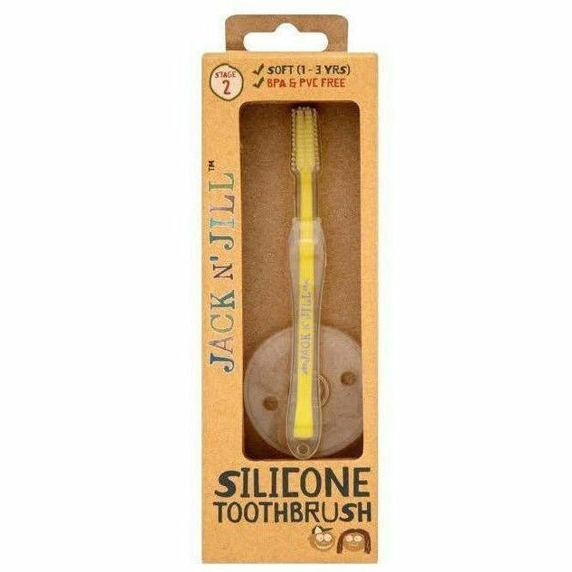 Jack N' Jill Silicone Toothbrush - Stage 2 Natural Toiletries Jack N' Jill