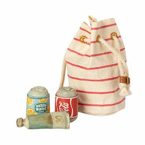Maileg Bag With Beach Essentials Dollhouses and Access. Maileg