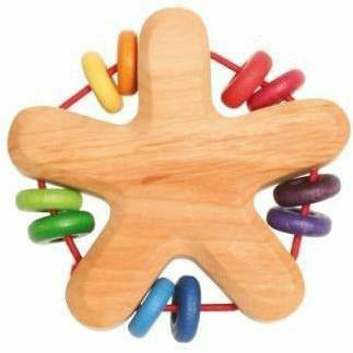 Grimm's Grasping Rainbow Star Baby Toys Grimm's