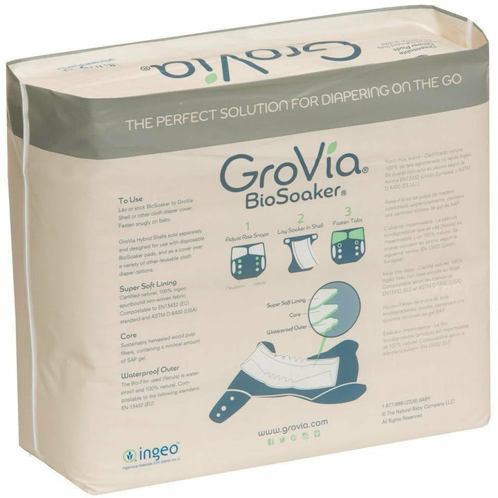 GroVia Disposable BioSoaker Pad Hybrid GroVia   