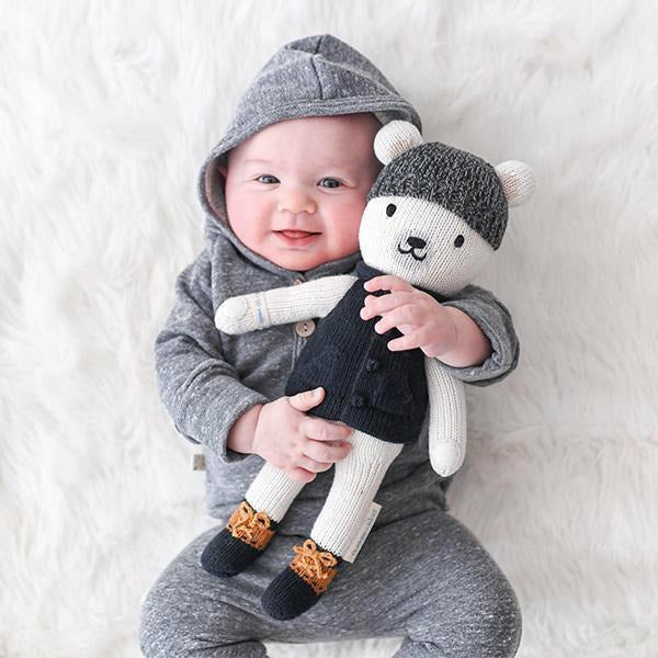 Cuddle + Kind Hudson The Polar Bear 13" Dolls Cuddle + Kind