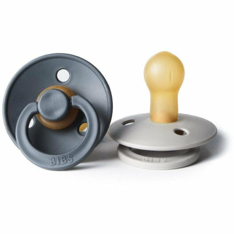 BIBS USA- Natural Rubber Pacifier 2 Pack - Sand/Iron Pacifiers and Teething BIBS USA