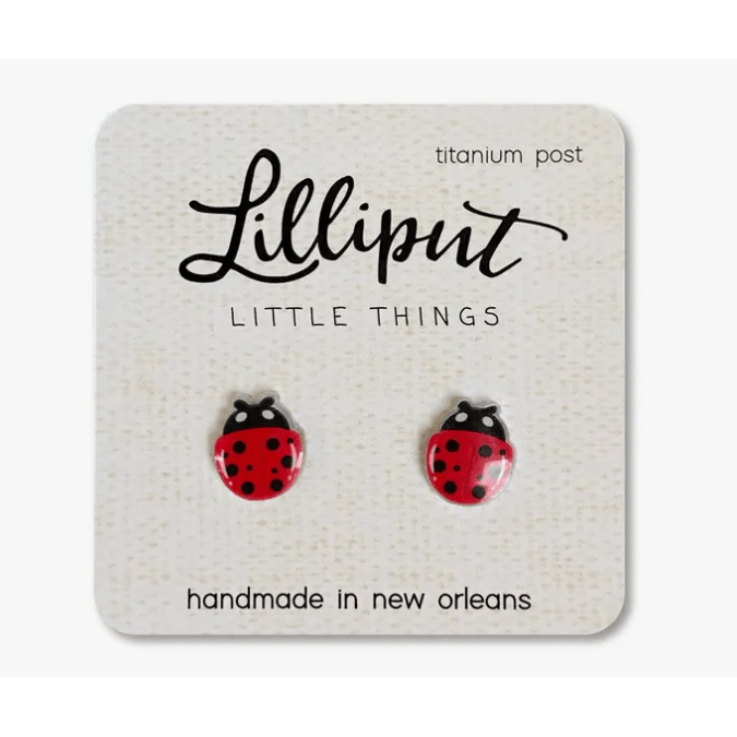 Real ladybug earrings deals