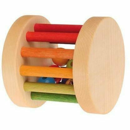 Grimm's Mini Rolling Wheel - Rainbow Colors Wooden Toys Grimm's