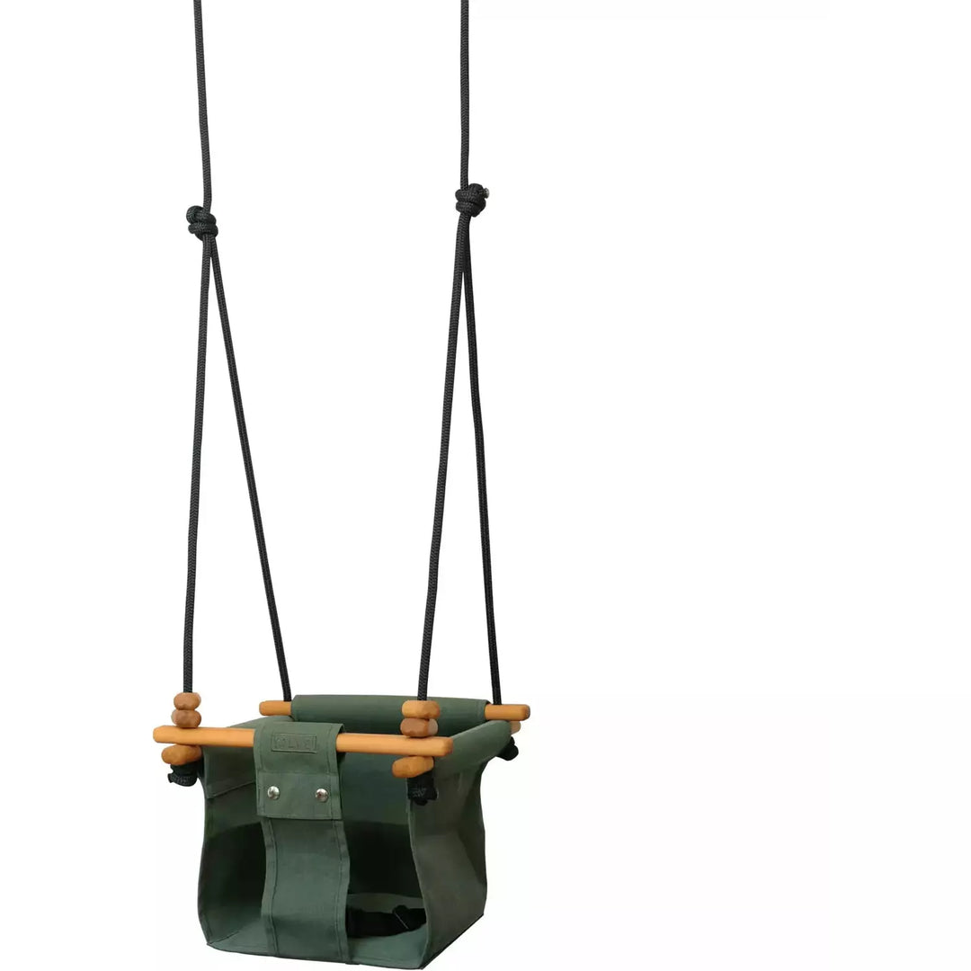 Solvej Indoor/Outdoor Toddler Swing - Moss Green Swing Solvej