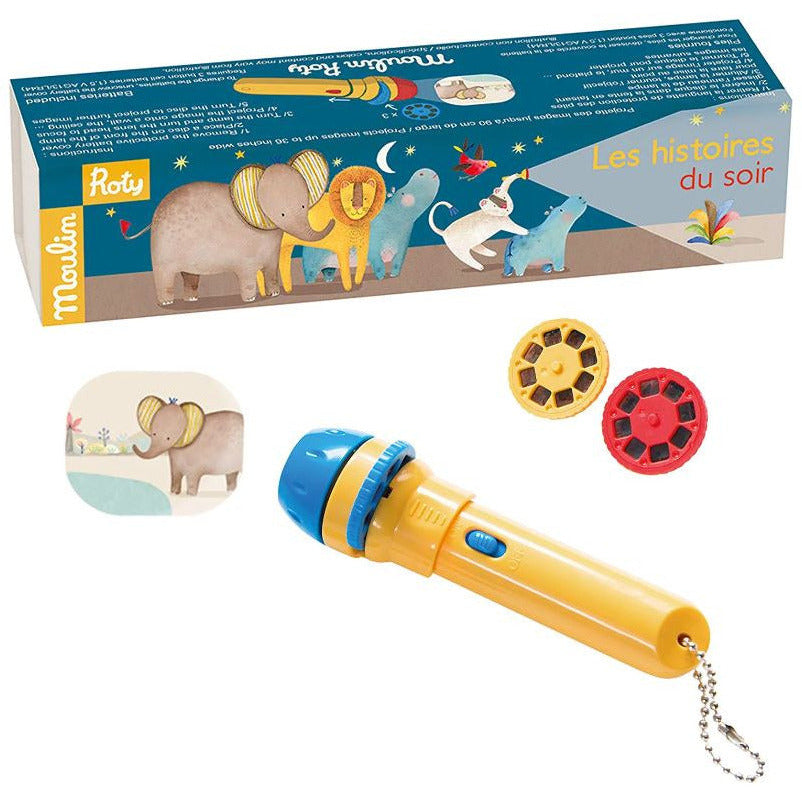 Moulin Roty Storybook Flashlight - Les Papoums – The Natural Baby Company