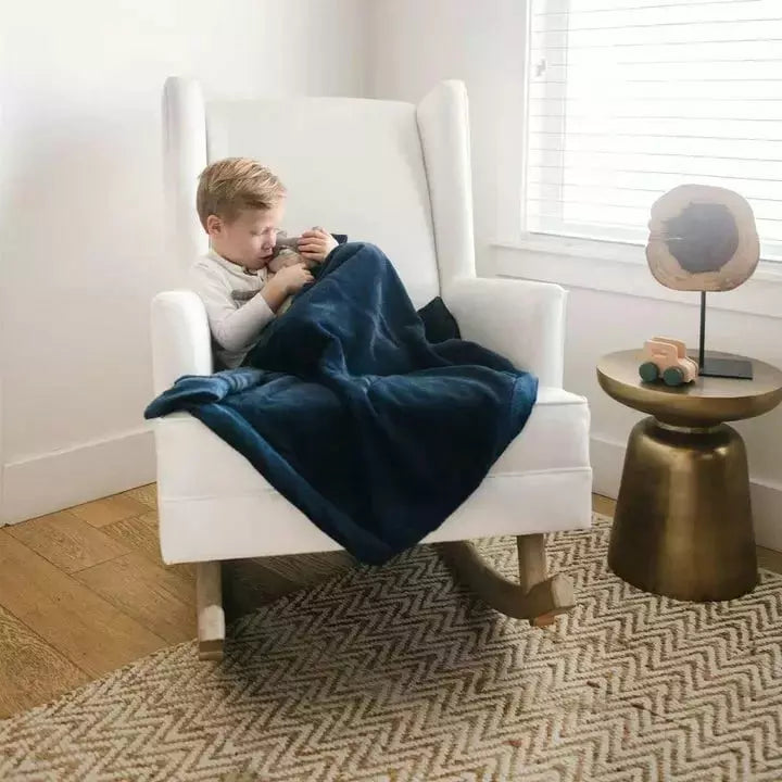 Saranoni Lush Receiving Blankets Swaddles & Blankets Saranoni Navy