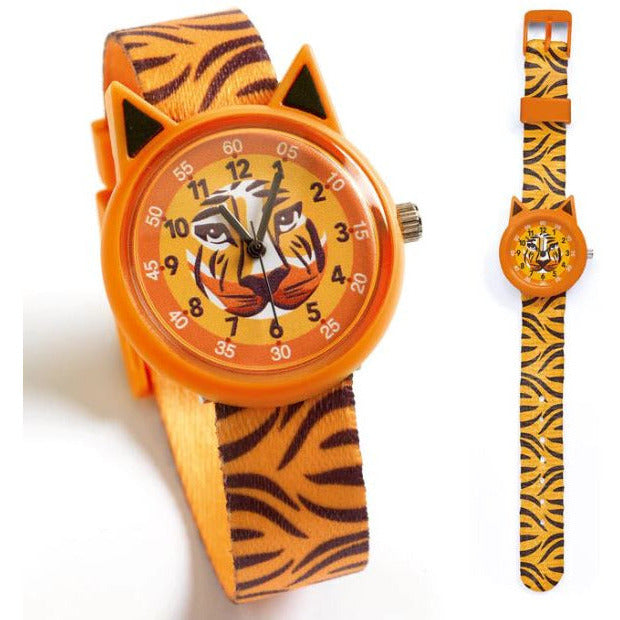 Djeco Ticlock Watches Apparel Accessories Djeco Tiger  