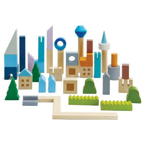 Plan Toys Urban City Blocks Toddler And Pretend Play Plan Toys