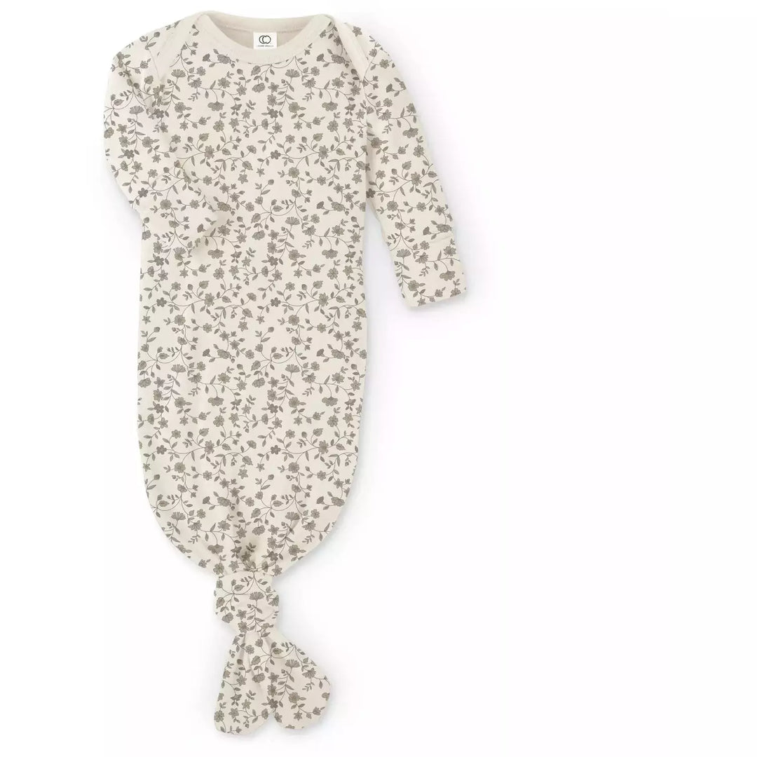 Colored Organics Infant Gown Pip Vine / Truffle Gown Colored Organics