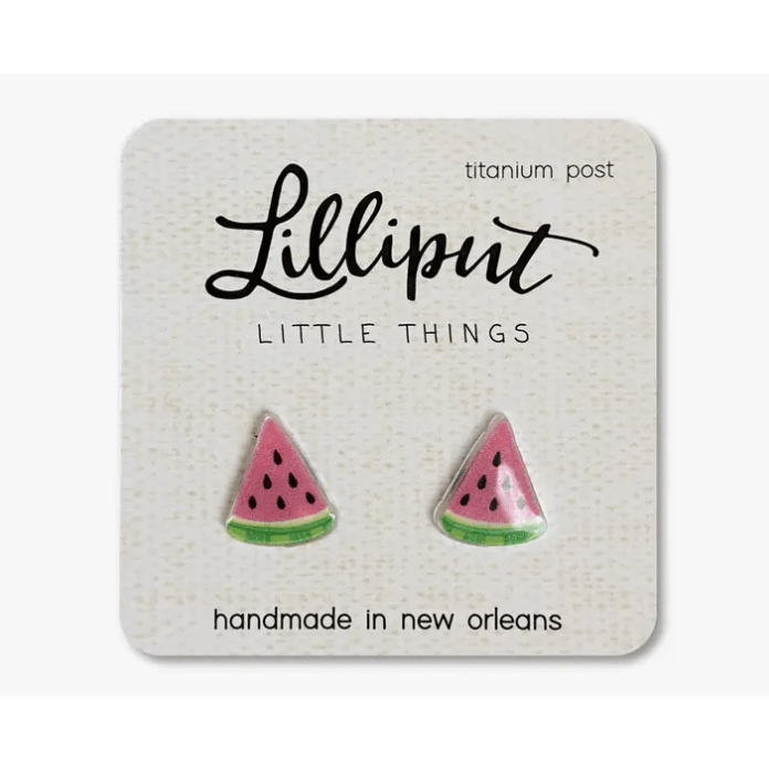 Lilliput Little Things Watermelon Fruit Earrings Apparel Accessories Lilliput Little Things