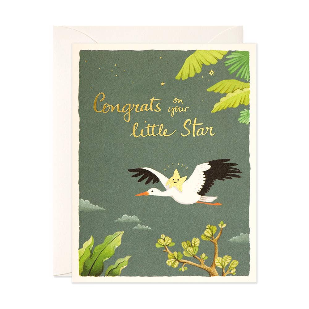 JooJoo Paper - Baby Star Greeting Card