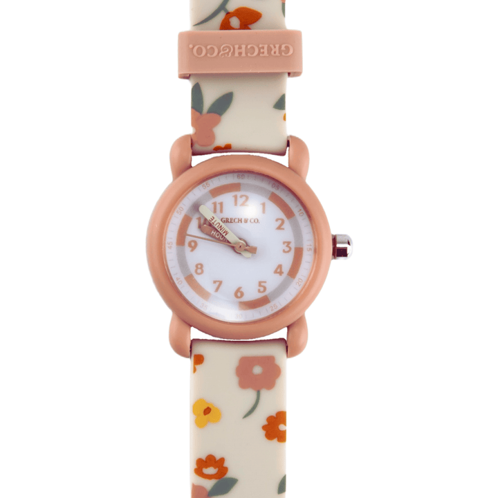 Grech &amp; Co Classic Watches | Silicone + Stainless Steel | Lille Cottage Club: Sunset Meadow Accessory GRECH &amp; CO.