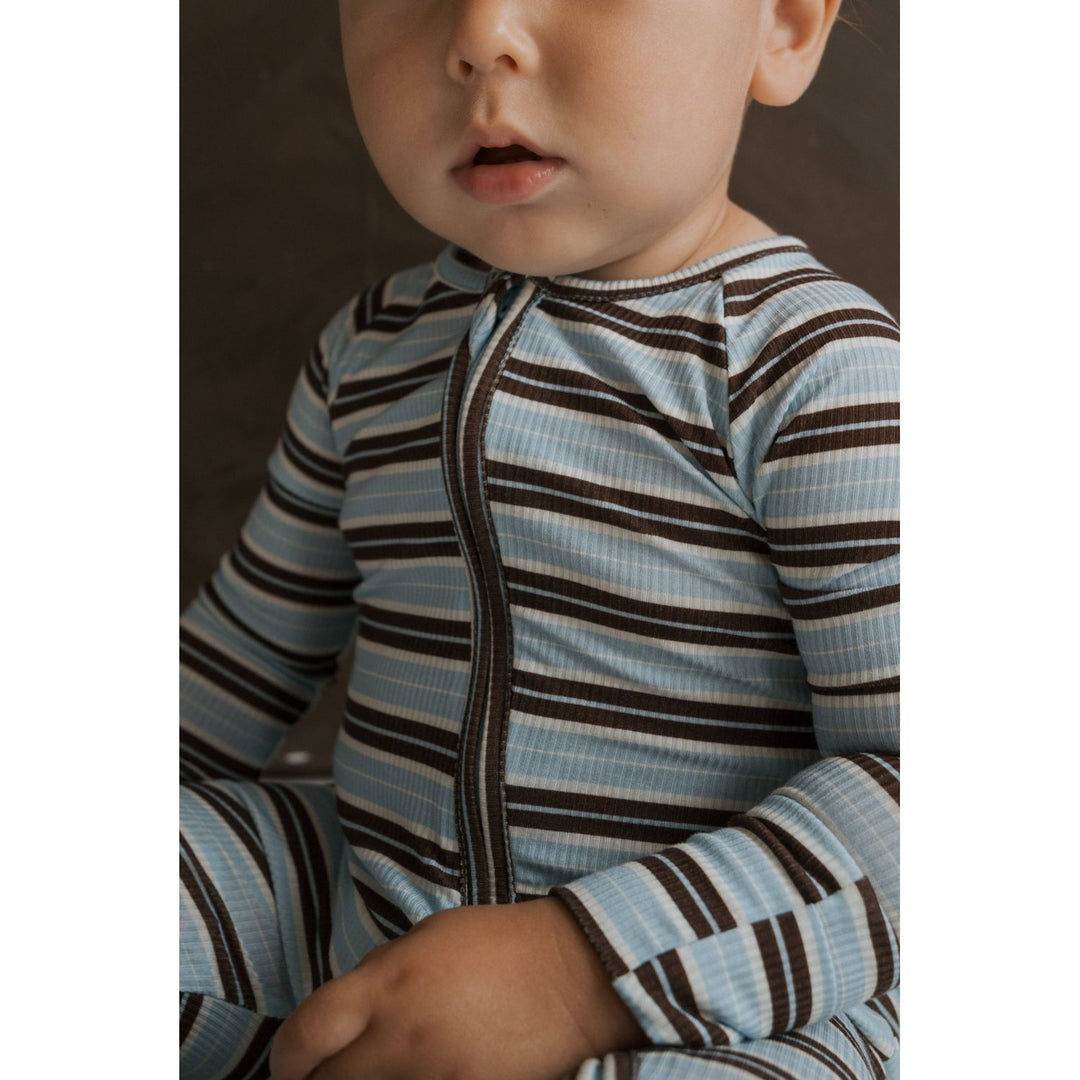 Forever French - Bamboo Zip Pajamas Dean Pajamas Forever French Baby