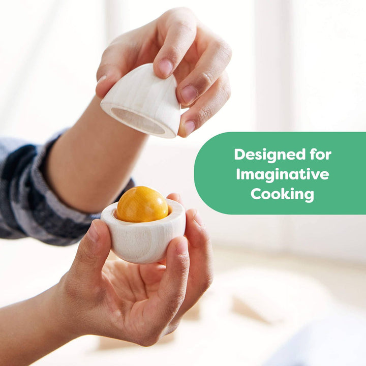 Creative Play – Wooden Eggs Play Food Set
