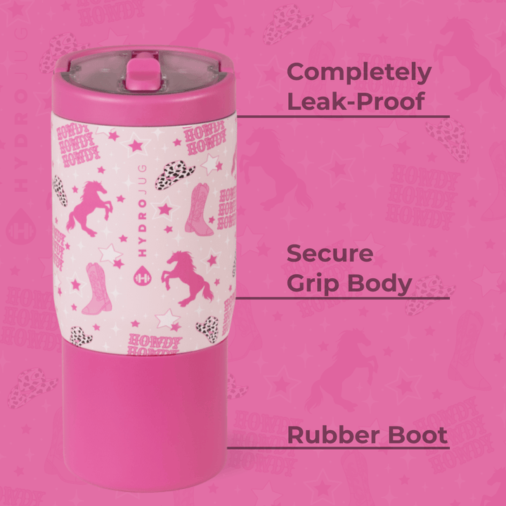 HydroJug Kids Cowgirl 14 oz Sport Water Bottle Water Bottles HydroJug