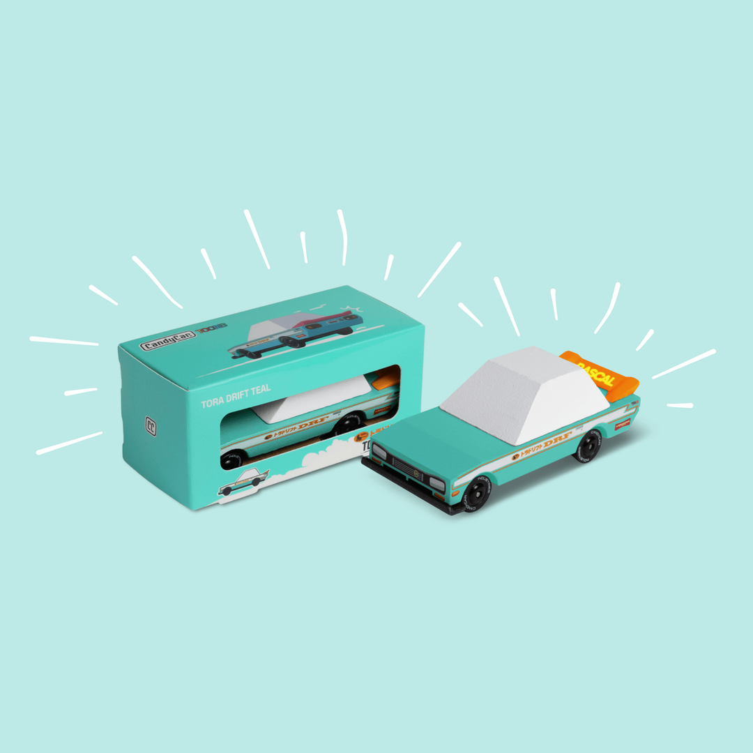 Candylab Tora Drift Teal TOONS™ Car Vehicles Candylab