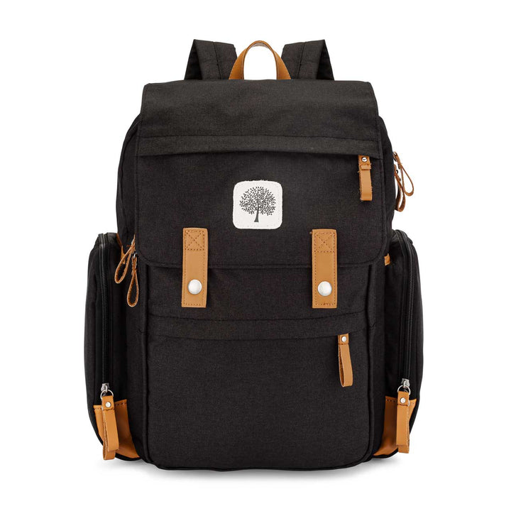 Parker Baby Company Birch Bag - Diaper Backpack in Black Diaper Bag Parker Baby Co