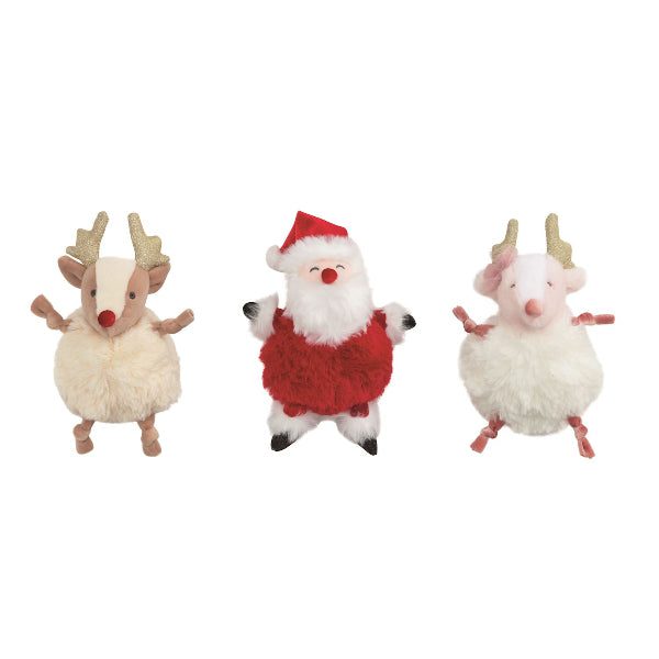 Mud Pie Christmas Pom Pom Plush Holiday Mud Pie