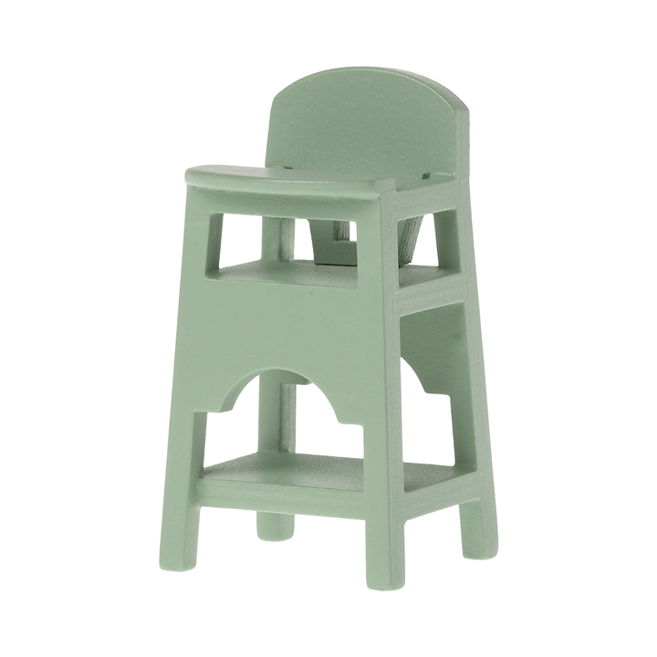 Maileg Mouse High Chair- Mint Mouse House furniture Maileg