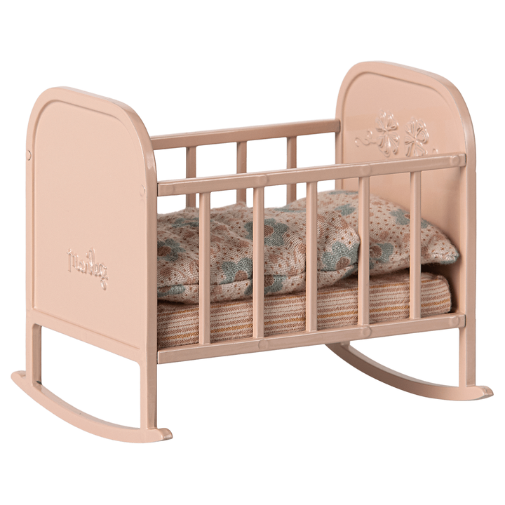 Maileg Cradle, My - Light rose Mouse House furniture Maileg