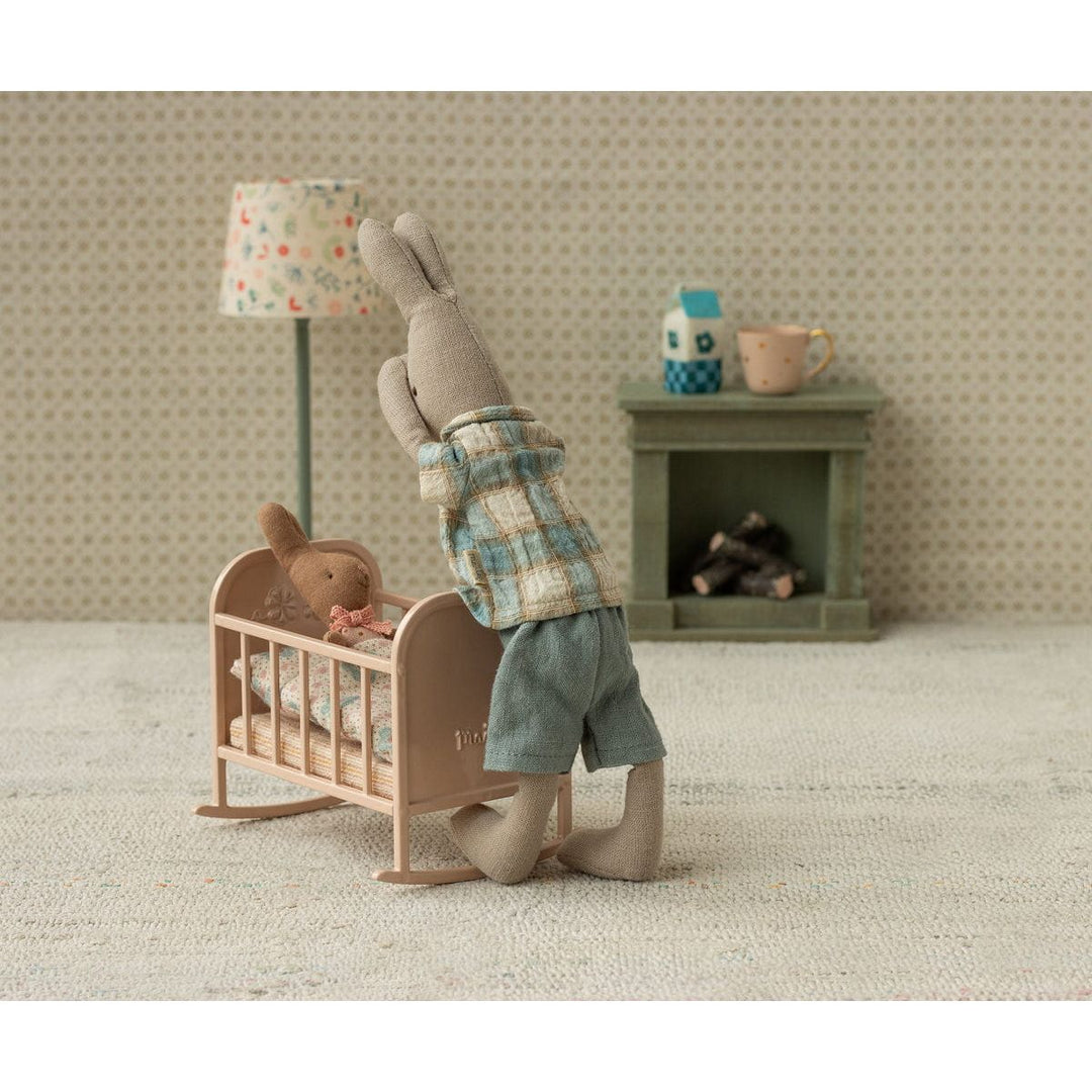 Maileg Cradle, My - Light rose Mouse House furniture Maileg