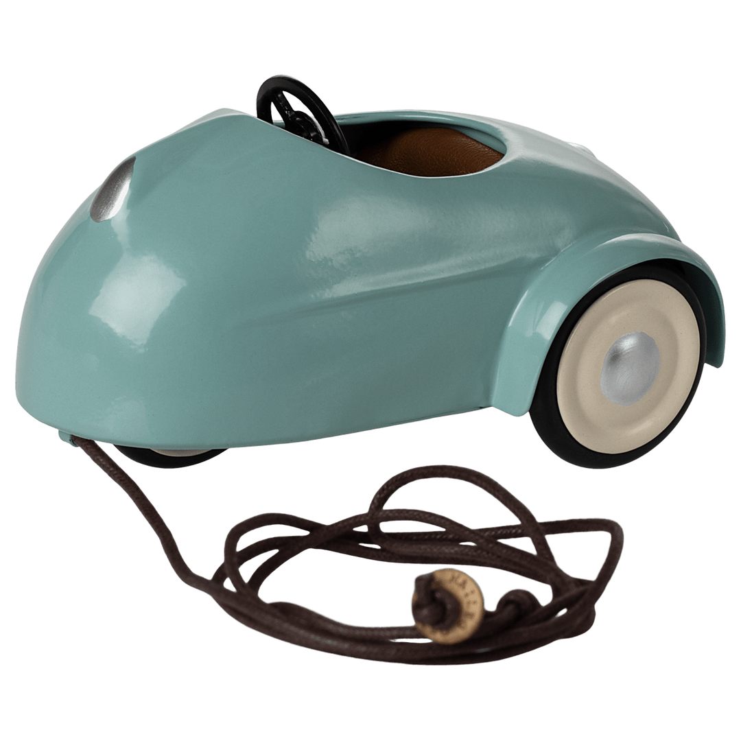 Maileg Car, Mouse - Light blue Dollhouses and Access. Maileg