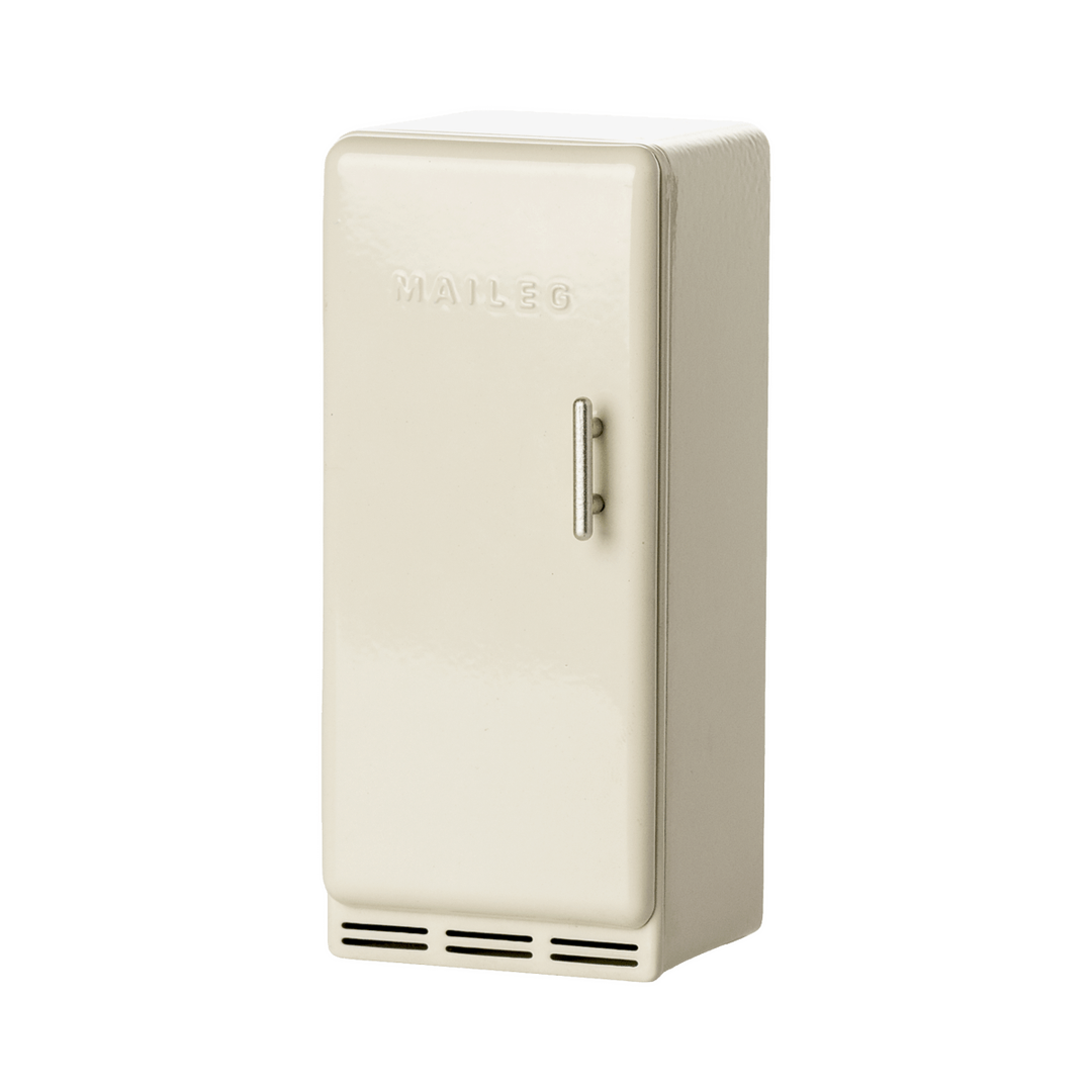 Maileg Metal Fridge, Mouse - Off white Dollhouses and Access. Maileg