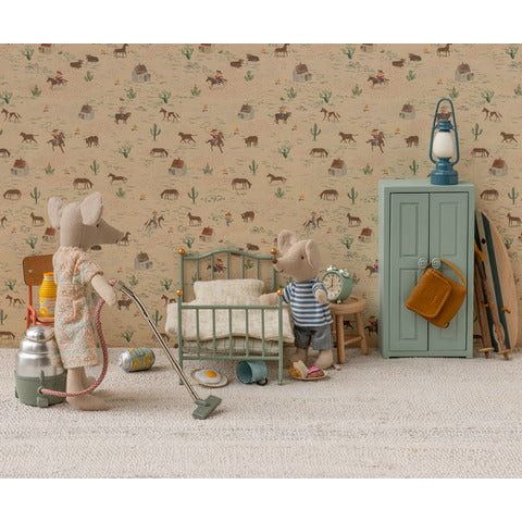 Maileg Vintage Mouse Bed - Mint