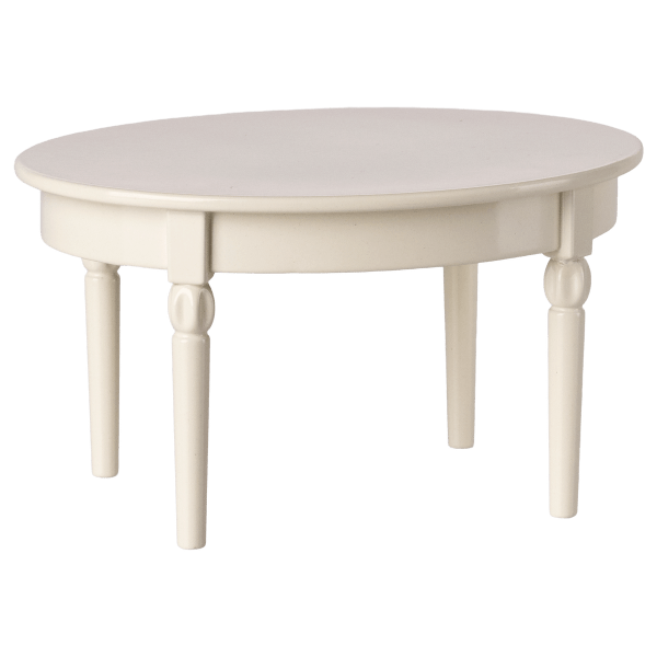 Maileg 2025 Vintage Dining Table, Mouse- Off White Dollhouses and Access. Maileg