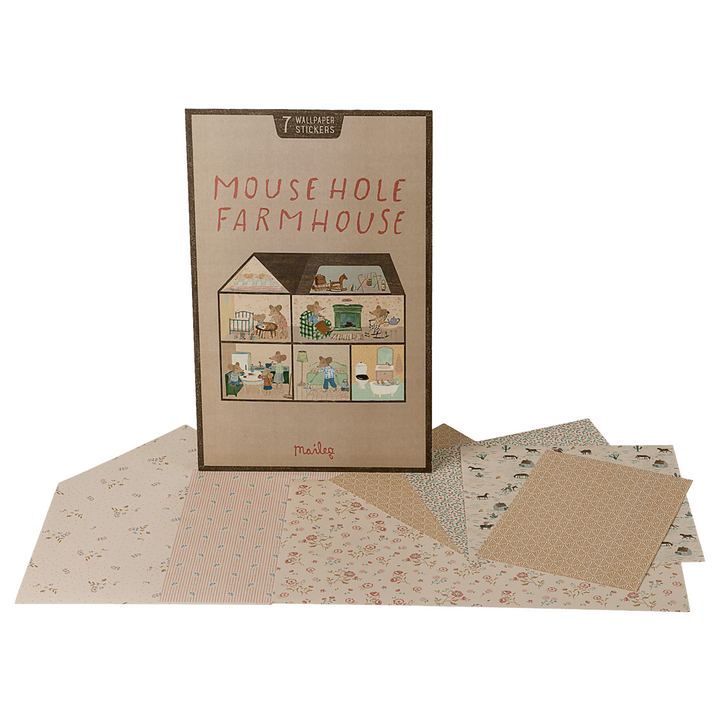 Maileg Wallpaper, Mouse hole Farmhouse Dollhouses and Access. Maileg