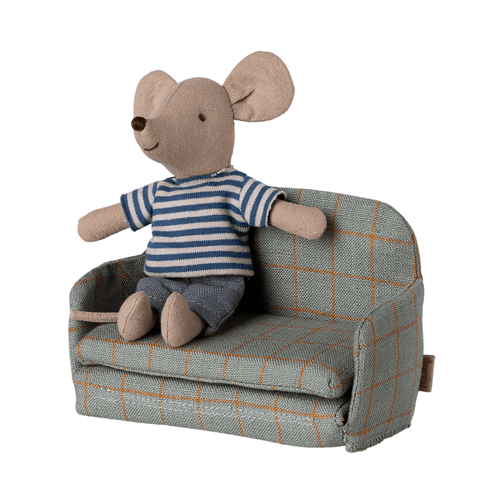 Maileg Sofa bed, Mouse - Checker Dollhouses and Access. Maileg