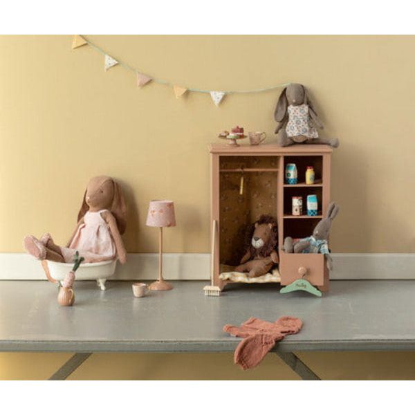 Maileg 2026 Miniature Floor Lamp- Dark Powder Miniature Dollhouse Furniture Maileg